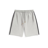 Men's Textured Shorts with Drawstring Waist